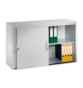 Schiebetürenschrank C 2000 Acurado, 5723-00 S10376 lichtgrau 2 Fachböden 120,0 x 40,0 x 72,0 cm